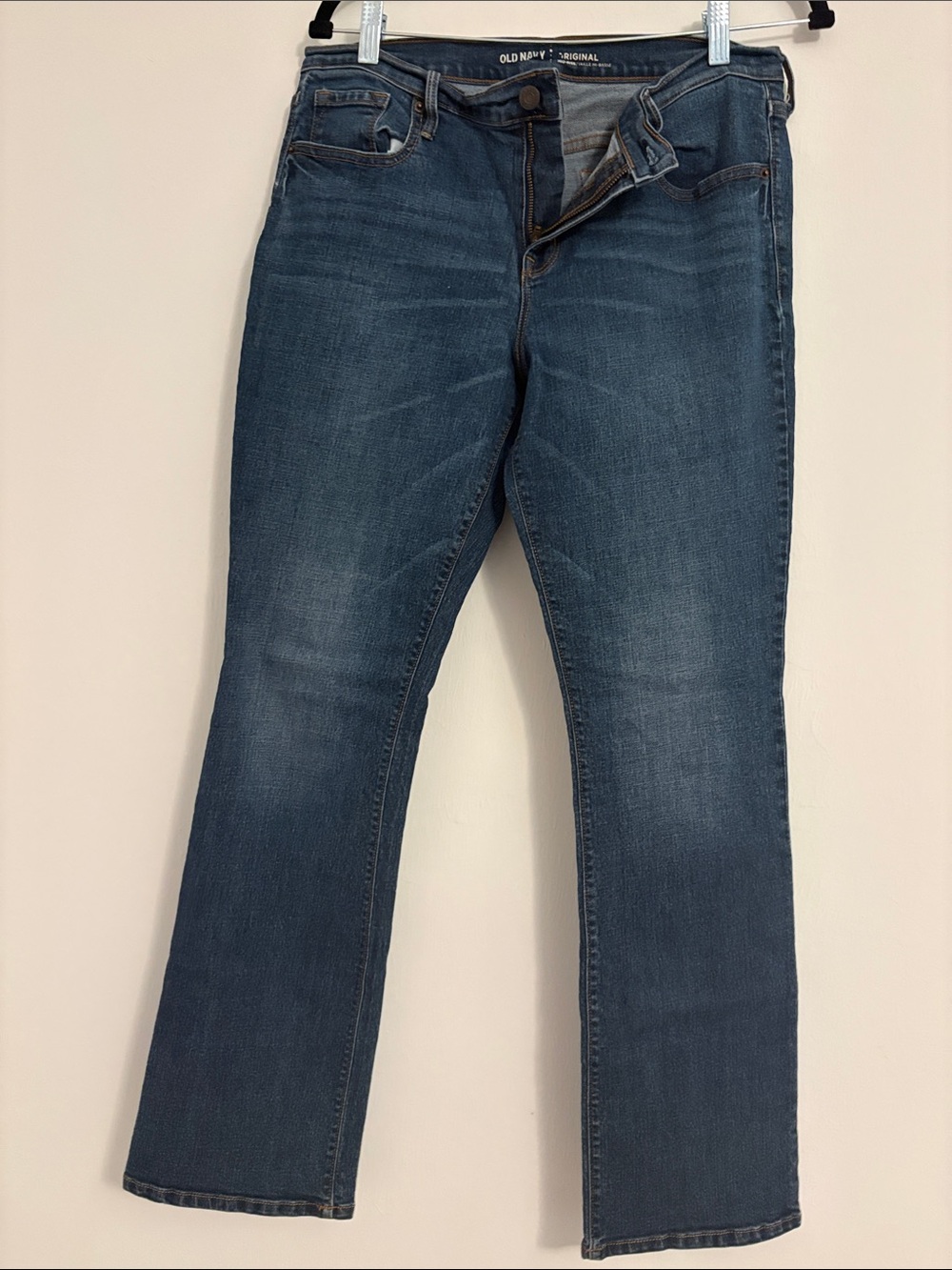 Old Navy Straight leg boot cut Mid Rise Jeans Size 12